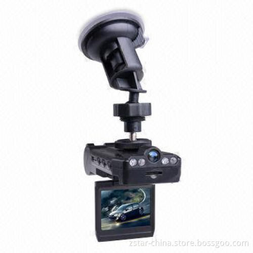 Dual Lens Car Camera Recorder with 1,280 x 480 Video Resolution and AVI/JPG Formats